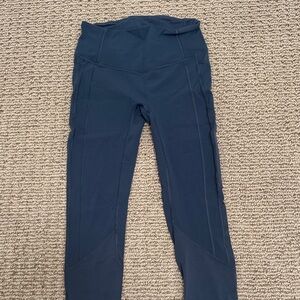 Lululemon Athletica Dark Grey Cropped Pants